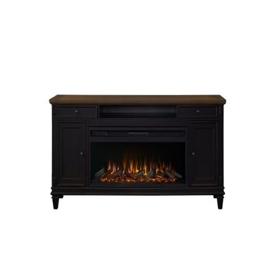 76" Traditional Fireplace Console Entertainment Fully Assembled White
