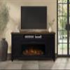 76" Traditional Fireplace Console Entertainment Fully Assembled White view 2