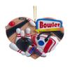 Bowling Heart Christmas Ornament by Kurt Adler view 1
