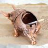 Home Ashtray Creative Animal Cattle Ashtray Crafts Brass Ash Tray Living Room Entrance Office Decoration Car Ashtray Gift for Boyfriend Household ashtrays view 4
