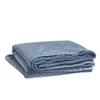 Pine Cone Hill Hawley Indigo Matelasse Coverlet, Full/Queen Size, Blue Solid Pattern view 2
