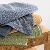 Pine Cone Hill Hawley Indigo Matelasse Coverlet, Full/Queen Size, Blue Solid Pattern view 4