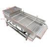 Banfluxion 110V Full Stainless Steel Linear Vibrating Screen Double-Motor Electric Vibrating Sifter Straight Vibrating Sieve Screen Shaker with Single Layer 7mm Screen 80W*2 view 2