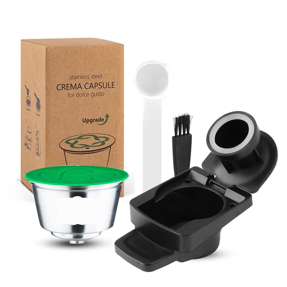 LEIXIUSM Capsule Adapter Compatible for Nespresso Coffee Capsule Convert Compatible with Dolce Gusto Reusable Coffee Machine Coffee Accessories