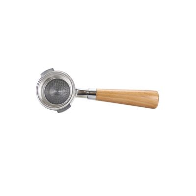 58mm Espresso Coffee Bottomless Portafilter Handle Solid Wood Compatible For Nuova/compatible For Oscar/compatible For Victoria Compatible For Arduino Coffee Machine Tools Accessories (Color : 58MM-0(