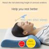 HDNSAUD Latex Pillow Natural Latex Pillow Removable and Washable Pillowcase Household Traction Neck Pillow(Blue) view 3