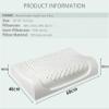 HDNSAUD Latex Pillow 60x40 Pure Natural Latex Pillow Remedial Neck Protect Vertebrae Health Care Orthopedic Pillow Slow Rebound view 3