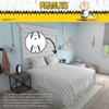 Collectibles Peanuts Snoopy Bedding Super Soft Cozy Microfiber 4 Piece King Sheet Set, (Officially Licensed Product) by Franco view 4
