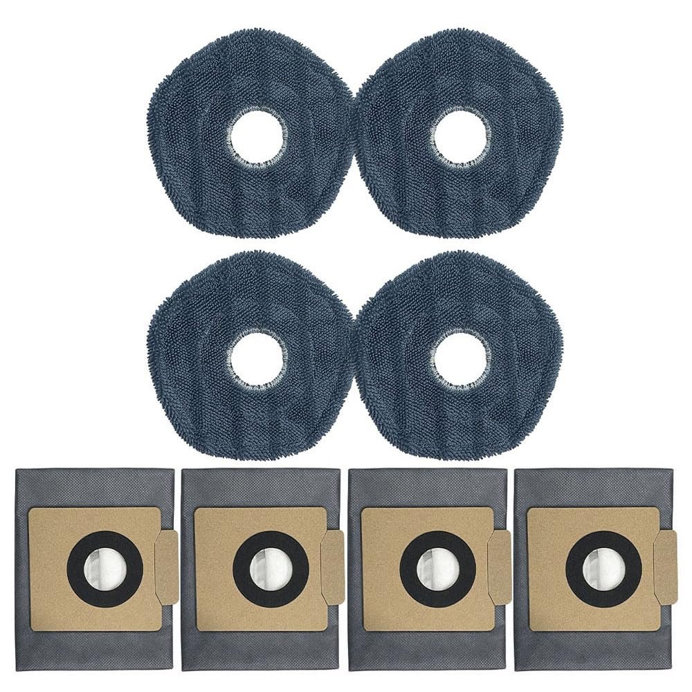 Mop Cloths Dust Bags For Eufy X10 Pro for Omni Robot Vacuum Cleaner Parts(E)