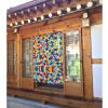 WZYWHJ Autism Awareness Puzzle Pieces Heart Pattern Curtains - Versatile Room Dividers for Home, Office, Kitchen, Bathroom - Stylish and Functional Curtain 34 x 56 in view 2