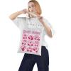 WZMPA Kawaii Cartoon Tote Bag Game Lover Gift Cartoon Video Game Reusable Grocery Bag Cartoon Merchandise (Pink Moods-T) view 2