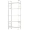 GIOTORENT 5-Wire Garage Shelving Storage Shelves, Metal Shelving Unit Pantry Rack, Kitchen Storage Adjustable Shelf 750Lbs Capacity for Laundry Kitchen Bathroom Organizer(White) view 1