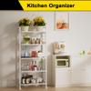GIOTORENT 5-Wire Garage Shelving Storage Shelves, Metal Shelving Unit Pantry Rack, Kitchen Storage Adjustable Shelf 750Lbs Capacity for Laundry Kitchen Bathroom Organizer(White) view 2