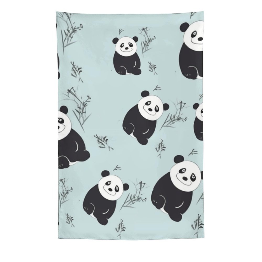 VTCTOASY Tapestry Wall Hanging for Living Room Decorates Wall Tapestries Cartoon Panda Bear Tapestries Wall Decoration for Bedroom Aesthetic Decor Wall Hanging