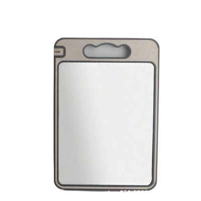 YMGSCC Multi-Functional Stainless Steel Cutting Board, 304 Stainless Steel, 36.7*25.5 cm, White