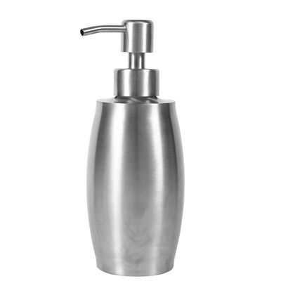 304 Stainless Steel Shampoo and Lotion dispensers Pump - Rust - Liquid Bottle for Bathroom and Use, 350ml Capacity