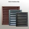 ZDJZMGZ Air Conditioner Fence for Outside Units, Privacy Screen Radiator Cover for Home, Anti-Theft Sturdy Aluminum AC Covers, Dustproof and Waterproof (Red L110xW60xH80cm)-1 view 2