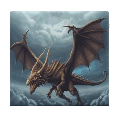 BVNMT Degrees of Comfort Meditation Floor Cushion, Square Cushion for Adults Seat,Flying Dragon Printed Memory Foam Cushion, Outdoor Picnic Mat 14.96 * 13.78 Inch.