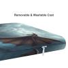 BVNMT Degrees of Comfort Meditation Floor Cushion, Square Cushion for Adults Seat,Flying Dragon Printed Memory Foam Cushion, Outdoor Picnic Mat 14.96 * 13.78 Inch. view 4