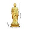 IBONSON Buddha Statues for Home Meditation Decor Brass Home Worship Standing Large Buddha Statue Ornaments Living Room Worship Table Craft Ornaments Collectibles and Figurines view 2