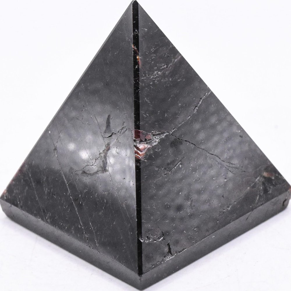2.1" 250g Dark Deep Red Garnet Pyramid Polished Natural Almandine Gemstone Crystal Mineral Dcor Specimen - India