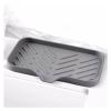 Drain Pad Faucet Splash-Proof Drip Box, Soap Kitchen Countertop Water Filter Sink Storage Pad, Storage Drain Tray(Gray,12.2x9.8cm/4.8x3.8in) view 1