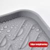Drain Pad Faucet Splash-Proof Drip Box, Soap Kitchen Countertop Water Filter Sink Storage Pad, Storage Drain Tray(Gray,12.2x9.8cm/4.8x3.8in) view 2