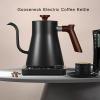 900ML Electric Gooseneck Kettle, Adjustable Temperature Stainless Steel Pour Over Kettle Fast Hot Water Boiler with LCD Screen for Coffee Brew Tea Boil Hot Water (US Plug 110V) view 2