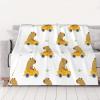 Merry Christmas Capybara Throw Blanket for Couch Sofa Or Bed Throw Soft Fuzzy Plush Lightweight Blanket view 1