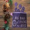 Big Bag of F * cks to Give Zipper Pouch - F*ck Pocket Tokens with Different Words, 17 Different Embroidered Badge Coins (purple) view 3