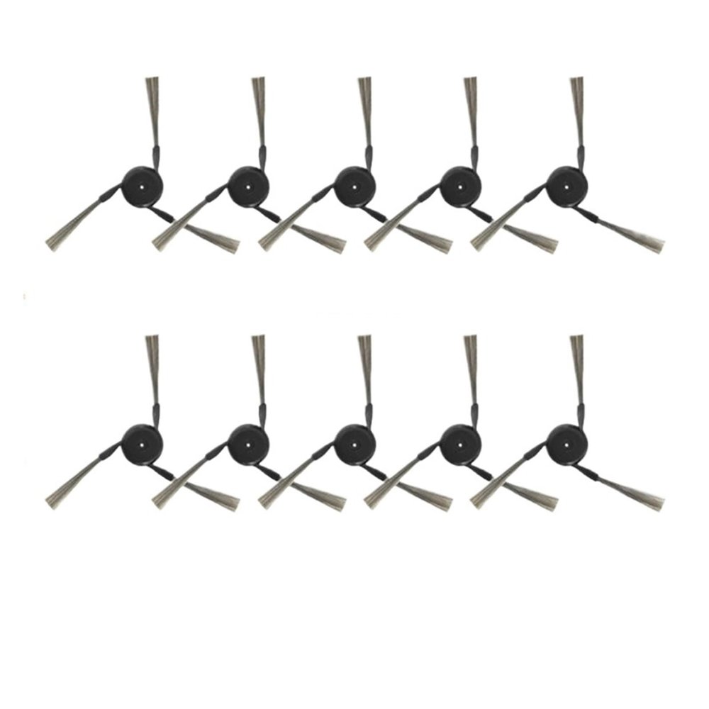 HNGHBRDF 10PCS Washable Side Brush Replacements AccessoryCompatible for Dreame X40 Ultra / S30 Pro Robot Vacuum Cleaner
