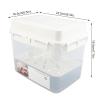 TOPINCN Kimchi Container, Airtight Pickle Fermentation Storage Container with Leakproof Lid Portable Handle for Storage, Ideal for Post Fermentation Projects view 2