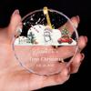 ALEINA ORNAMENT Personalized Baby First Christmas Glass Ornament, Christmas Tree Baby Ornament view 2