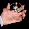 ALEINA ORNAMENT Personalized Baby First Christmas Glass Ornament, Christmas Tree Baby Ornament view 2