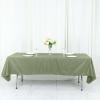 Efavormart Rectangle Tablecloth, 60"x126" Stain & Wrinkle Resistant Washable Table Cloth, Oblong Decorative Polyester Fabric Table Cover for Dining, Party, Wedding - Eucalyptus Dusty Sage view 1