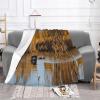 JIPOFD Dual Sided Loon Nature Bird Blanket Throw Warm Cosy Flannel Blanket King Size Bed Thick Blanket view 3