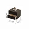 JOYNOW Bedstand Modern Minimalist Creative Storage Bedside Table Simple Bedroom Shelf Stainless Steel Bedside Storage Cabinet Night Stand view 3