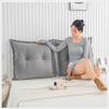 ZEaink Couch Back Cushions Pillows, Sofa Back Cushions Headboard Pillows Throw Pillows Waist Cushion Comfort Reading Pillow Lumbar Support Pillow Removable(Color2,35.4x23.6x7in 2pcs) view 3
