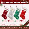 Ulico Personalized Christmas Stocking20 Large Embroidered Custom Name Stockings, Velvet Xmas Stocking for Kids,Holiday Family Stocking for Fireplace Party Decoration1 Pcs view 4