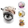 Laundry Hamper Eyelash Laundry Basket Waterproof Dirty Clothes Basket with Handles Portable Laundry Organizer Collapsible Washing Bin for Laundry Room 17.3 In view 3
