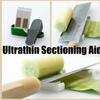 1pc Ultrathin Sectioning Aid, Hulpmiddel Voor Ultradunne Secties, Multifunctional Ultra-Thin Slicing Assistant, Effortlessly Food Slicer Assistant Tool (White, 1mm) view 2