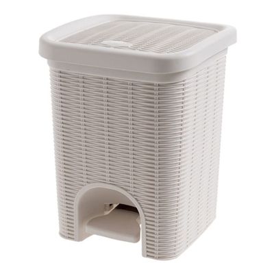 YOUQUEEN Trash Can Creative Pedal Trash Can Garbage Sorting Bin Living Room Trash Basket Can Be Applied to Bathroom and Kitchen Kitchen Garbage Cans(A)