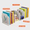 Bookcase for Study Room Small Desktop Bookshelf Simple Bookcase Storage Box Multifunctional Bookshelf Storage Rack for Dorm, Home, Office Bookshelf with Storage view 3