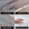 ZEaink Bed Gap Filler, Mattress Extender for Full/Twin/Queen/Cal King/King Size Bed, Headboard Pillow Between Headboard and Mattress or Wall, High-Density Sponge with Removable Cover(#9,71x2x4in) view 4