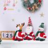 Tanganan Christmas Plush Toys Decorations, 3 Pack Christmas Santa Claus Snowman Moose Plush Stuffed Animals Doll Toys Set for Kids Boys Girls Xmas Decorations Home Office view 3