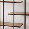 Storage Shelf, 5-Tie Metal Round Plant Stand bookcase storage rack, Indoor Living Room Terrace Garden Balcony Display Stand 67'' W x 11.8'' D x 67'' H for Indoor, Living Room, Terrace, Garden, Balcony view 4