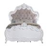 Acme Latisha Wood and Fabric Rectangular Queen Bed in Pure White view 3