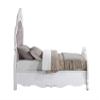 Acme Latisha Wood and Fabric Rectangular Queen Bed in Pure White view 4
