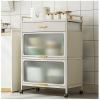 5-Tier Bakers Racks for Kitchens, Kitchen Storage Rack with Flip Door Microwave Stand with Brakeable Casters and Drawer for Home, Office, Hutch for Kitchen Storage,White,70102cm/27.540in view 1