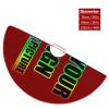 Custom Holiday Tree Skirt 30 Inch Home Decoration Happy New Year Holiday Indoor Outdoor Ornaments Halloween Xmas Decor Style19 view 3
